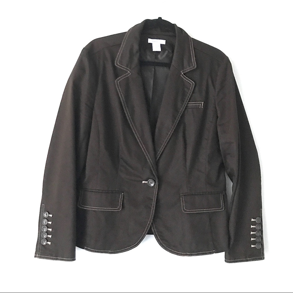 Vintage Brown Blazer - Picture 3 of 15